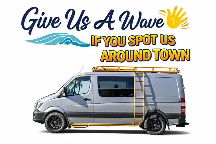 TPPU Van - Give us a wave if you see us around town