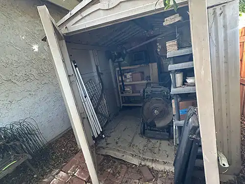 rodent droppings in shed tear down - Camarillo, CA