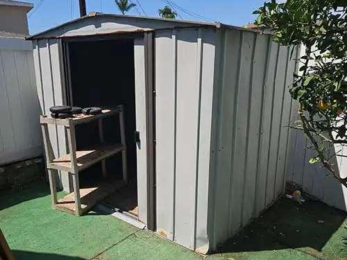 rodent droppings in shed - San Pedro, CA - Tear down